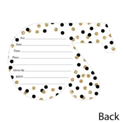 Big Dot Of Happiness Adult 70th Birthday - Gold - Shaped Fill-In Invitations - Birthday Party Invitation Cards With Envelopes - Set Of 12 -Anagram Shop GUEST 30e92fd3 155f 441c 96e4 2272c00b58ba