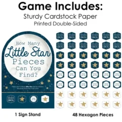 Big Dot Of Happiness Twinkle Twinkle Little Star - Baby Shower Or Birthday Party Scavenger Hunt - 1 Stand And 48 Game Pieces - Hide And Find Game -Anagram Shop GUEST 313577be cdde 4f8b b162 69c31eadebe7