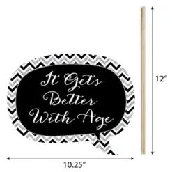 Big Dot Of Happiness Wedding Anniversary - Photo Booth Props Kit - 20 Count -Anagram Shop GUEST 319b8801 de43 4ef2 ab9d d4abd91c040d