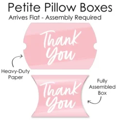 Big Dot Of Happiness Pink Elegantly Simple - Favor Gift Boxes - Guest Party Favors Petite Pillow Boxes - Set Of 20 -Anagram Shop GUEST 31dd5918 5b66 407e 9561 5b5ea8d2e357