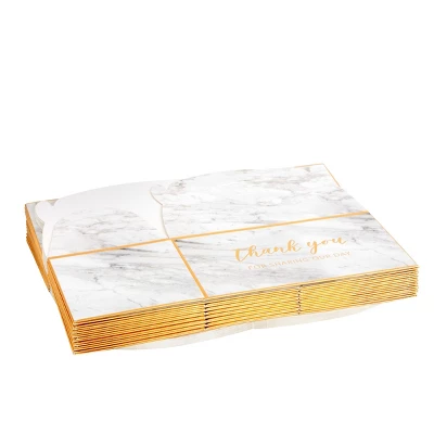 Sparkle And Bash 24 Pack White Gable Boxes For Favors, Wedding, Birthday, Thank You Gift Box, 6 X 3 In 6 Sparkle And Bash 24 Pack White Gable Boxes For Favors, Wedding, Birthday, Thank You Gift Box, 6 X 3 In - Image 6