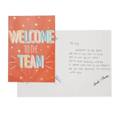 Pipilo Press 36 Pack Welcome To The Team Greeting Cards With Envelopes, Employee Appreciation, 5x7 In 2 Pipilo Press 36 Pack Welcome To The Team Greeting Cards With Envelopes, Employee Appreciation, 5x7 In - Image 2