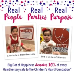 Big Dot Of Happiness Happy Heartiversary - Hearts Decorations DIY CHD Awareness Essentials - Set Of 20 -Anagram Shop GUEST 33e4731b 2639 446a a7e3 0481f0a20c7f 1