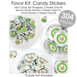 Big Dot Of Happiness Jungle Party Animals - Safari Zoo Animal Birthday Party Or Baby Shower Supplies - Banner Decoration Kit - Fundle Bundle -Anagram Shop GUEST 33fb3687 6317 485a acf3 d9aea1d3a467