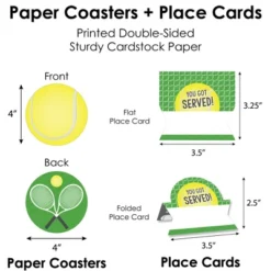 Big Dot Of Happiness You Got Served Tennis Baby Shower Or Birthday Party Paper Charger And Table Decorations Chargerific Kit Place Setting For 8 -Anagram Shop GUEST 3419510b 4fd7 4161 b052 c3d4b43c6cc5