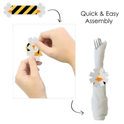 Big Dot Of Happiness Dig It - Construction Party Zone - Baby Shower Or Birthday Party Paper Napkin Holder - Napkin Rings - Set Of 24 -Anagram Shop GUEST 34eadfe0 0575 4f23 b31c beb014595058