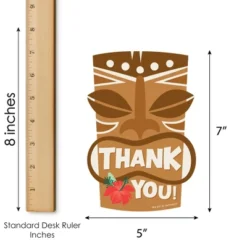 Big Dot Of Happiness Tropical Luau - Shaped Thank You Cards - Hawaiian Beach Party Thank You Note Cards With Envelopes - Set Of 12 -Anagram Shop GUEST 35ccb760 8c8f 4e4e b445 f8461a36b885