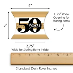 Big Dot Of Happiness We Still Do - 50th Wedding Anniversary - Favor Gift Boxes - Anniversary Party Petite Pillow Boxes - Set Of 20 -Anagram Shop GUEST 35d787dc c630 4b08 813c 771ea10b2d44