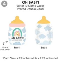 Big Dot Of Happiness Hello Rainbow - 4 Boho Baby Shower Games - 10 Cards Each - Gamerific Bundle -Anagram Shop GUEST 363c0f45 4659 4299 b047 f7e84f4a579e