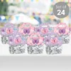 Big Dot Of Happiness Beautiful Butterfly Floral Baby Shower Or Birthday Party Clear Goodie Favor Bag Labels Candy Bags With Toppers 24 Ct