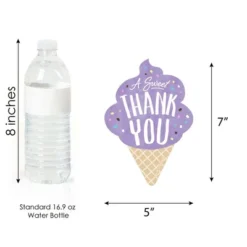 Big Dot Of Happiness Scoop Up The Fun - Ice Cream - Shaped Thank You Cards - Sprinkles Party Thank You Note Cards With Envelopes - Set Of 12 -Anagram Shop GUEST 36a7392f e684 4761 97be 1dcbf52f01fd