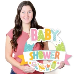 Big Dot Of Happiness Colorful Baby Shower - Outdoor Gender Neutral Party Decor - Front Door Wreath -Anagram Shop GUEST 36e0f807 6150 48b1 9d09 ffe24fab7875