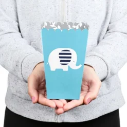 Big Dot Of Happiness Blue Elephant - Boy Baby Shower Or Birthday Party Favor Popcorn Treat Boxes - Set Of 12 -Anagram Shop GUEST 37de3973 2c16 409a a5ed 230f35fabe71