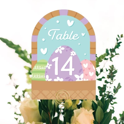 Big Dot Of Happiness Spring Easter Bunny - Happy Easter Party Double-Sided 5 X 7 Inches Cards - Table Numbers - 1-20 3 Big Dot Of Happiness Spring Easter Bunny - Happy Easter Party Double-Sided 5 X 7 Inches Cards - Table Numbers - 1-20 - Image 3