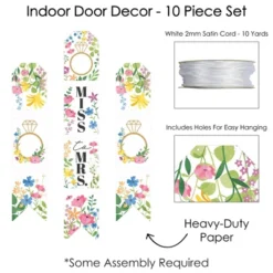 Big Dot Of Happiness Wildflowers Bride - Hanging Vertical Paper Boho Floral Bridal Shower And Wedding Party Wall Decoration Kit - Indoor Door Décor 9 Big Dot Of Happiness Wildflowers Bride - Hanging Vertical Paper Boho Floral Bridal Shower And Wedding Party Wall Decoration Kit - Indoor Door Décor -Anagram Shop GUEST 39b050cd e5b2 481c 8051 9af9213d5676