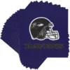 NFL 48ct Baltimore Ravens Football Napkins