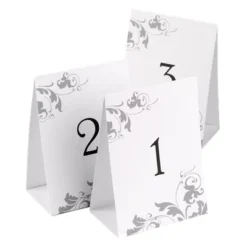 40ct Wedding Table Number Tents