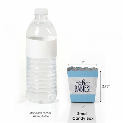 Big Dot Of Happiness It's Twin Boys - Party Mini Favor Boxes - Blue Twins Baby Shower Treat Candy Boxes - Set Of 12 1 Big Dot Of Happiness It's Twin Boys - Party Mini Favor Boxes - Blue Twins Baby Shower Treat Candy Boxes - Set Of 12