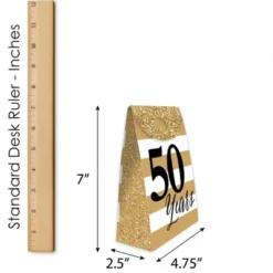 Big Dot Of Happiness We Still Do - 50th Wedding Anniversary - Anniversary Gift Favor Bags - Party Goodie Boxes - Set Of 12 -Anagram Shop GUEST 3ca9c436 c44b 474d 841d 9313bc14e002