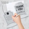 Big Dot Of Happiness Graveyard Tombstones - Shaped Thank You Cards - Halloween Party Thank You Note Cards With Envelopes - Set Of 12