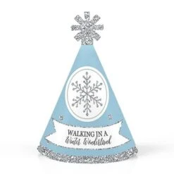 Big Dot Of Happiness Winter Wonderland - Mini Cone Snowflake Holiday Party Hats - Small Little Party Hats - Set Of 8 -Anagram Shop GUEST 3d836393 7c09 43c7 89cd b654b47cc50a