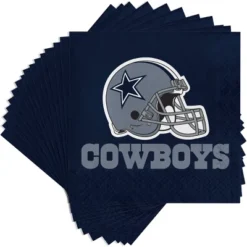 NFL 48ct Dallas Cowboys Football Napkins