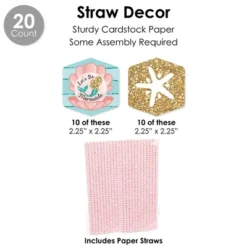 Big Dot Of Happiness Let's Be Mermaids - Baby Shower Or Birthday Party Favors And Cupcake Kit - Fabulous Favor Party Pack - 100 Pieces -Anagram Shop GUEST 3e762cf9 c7c9 412a 945a 69106e5da9e3