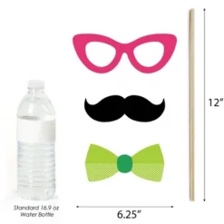 Big Dot Of Happiness 21st Birthday - Cheerful Happy Birthday - Colorful Twenty-First Birthday Party Photo Booth Props Kit - 20 Count -Anagram Shop GUEST 3fb9efc8 281a 4199 abd5 f90cb7a945e0