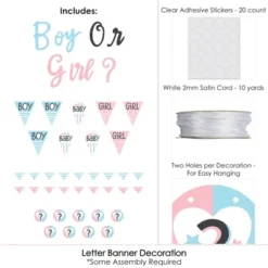 Big Dot Of Happiness Baby Gender Reveal - Team Boy Or Girl Party Letter Banner Decoration - 36 Banner Cutouts And Boy Or Girl Banner Letters 7 Big Dot Of Happiness Baby Gender Reveal - Team Boy Or Girl Party Letter Banner Decoration - 36 Banner Cutouts And Boy Or Girl Banner Letters -Anagram Shop GUEST 3fde8b77 8e39 4ac3 a477 cfab2dc6547e