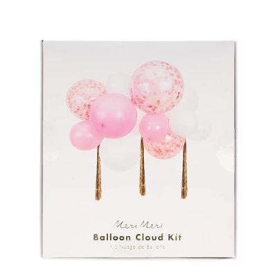 Meri-Meri Meri Meri Pink Balloon Cloud Kit (Pack Of 14) 2 Meri-Meri Meri Meri Pink Balloon Cloud Kit (Pack Of 14) - Image 2