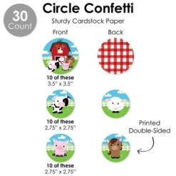 Big Dot Of Happiness Farm Animals - Barnyard Baby Shower Or Birthday Party Supplies Decoration Kit - Decor Galore Party Pack - 51 Pieces 11 Big Dot Of Happiness Farm Animals - Barnyard Baby Shower Or Birthday Party Supplies Decoration Kit - Decor Galore Party Pack - 51 Pieces -Anagram Shop GUEST 41635465 31aa 405d aeb4 67d9e63617ec