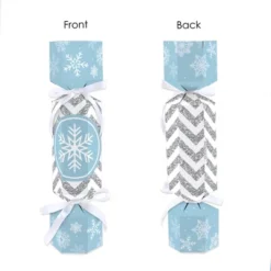 Big Dot Of Happiness Winter Wonderland - No Snap Snowflake Holiday Party And Winter Wedding Party Table Favors - DIY Cracker Boxes - Set Of 12 -Anagram Shop GUEST 4176dee7 9baf 490c 9926 530383919dfc