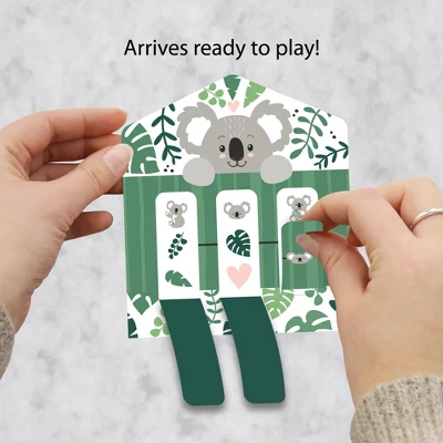 Big Dot Of Happiness Koala Cutie - Bear Birthday Party And Baby Shower Game Pickle Cards - Pull Tabs 3-in-a-Row - Set Of 12 1 Big Dot Of Happiness Koala Cutie - Bear Birthday Party And Baby Shower Game Pickle Cards - Pull Tabs 3-in-a-Row - Set Of 12