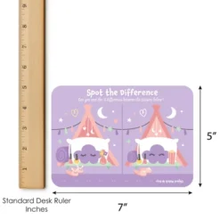 Big Dot Of Happiness Pajama Slumber Party - 2-in-1 Girls Sleepover Birthday Party Cards - Activity Duo Games - Set Of 20 -Anagram Shop GUEST 427223a6 f995 407d ae1c 9da8223ae5a9