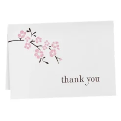 50ct Cherry Blossom Thank You Cards