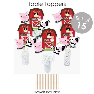 Big Dot Of Happiness Farm Animals - Barnyard Baby Shower Or Birthday Party Supplies - Banner Decoration Kit - Fundle Bundle 4 Big Dot Of Happiness Farm Animals - Barnyard Baby Shower Or Birthday Party Supplies - Banner Decoration Kit - Fundle Bundle - Image 4