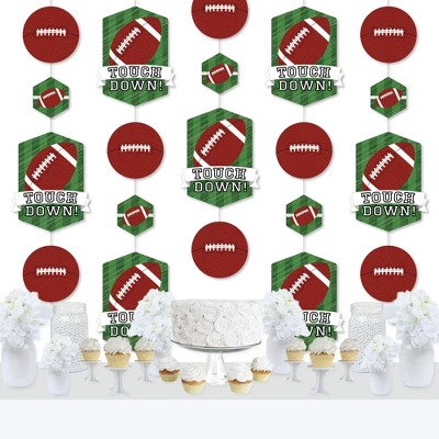 Big Dot Of Happiness End Zone - Football - Baby Shower Or Birthday Party DIY Dangler Backdrop - Hanging Vertical Decorations - 30 Pieces 1 Big Dot Of Happiness End Zone - Football - Baby Shower Or Birthday Party DIY Dangler Backdrop - Hanging Vertical Decorations - 30 Pieces