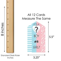 Big Dot Of Happiness Girl Baby Gender Reveal - Party Game Pickle Cards - Team Boy Or Girl Pull Tabs - Set Of 12 -Anagram Shop GUEST 448f9793 6b02 41ef 932b 18cdbe24bd34