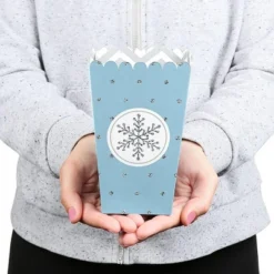 Big Dot Of Happiness Winter Wonderland - Snowflake Holiday Party And Winter Wedding Popcorn Treat Boxes - Set Of 12 -Anagram Shop GUEST 4548abeb 8c85 4ea7 a9da 98156d41a0c7