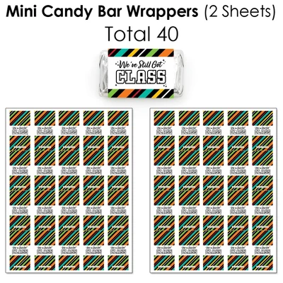 Big Dot Of Happiness Still Got Class - High School Reunion Party Candy Favor Sticker Kit - 304 Pieces 2 Big Dot Of Happiness Still Got Class - High School Reunion Party Candy Favor Sticker Kit - 304 Pieces - Image 2