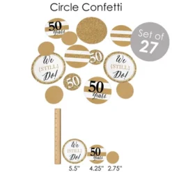 Big Dot Of Happiness We Still Do - 50th Wedding Anniversary - Anniversary Party Supplies - Banner Decoration Kit - Fundle Bundle -Anagram Shop GUEST 45e90e1e f636 45f9 87fe 25e68af800df