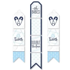 Big Dot Of Happiness It's Twin Boys - Hanging Vertical Paper Door Banners - Blue Twins Baby Shower Wall Decoration Kit - Indoor Door Decor 9 Big Dot Of Happiness It's Twin Boys - Hanging Vertical Paper Door Banners - Blue Twins Baby Shower Wall Decoration Kit - Indoor Door Decor -Anagram Shop GUEST 48119402 2782 43ac a143 b578ad7c24db