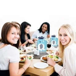 Big Dot Of Happiness Blue Elephant - Table Decorations - Boy Baby Shower Or Birthday Party Fold And Flare Centerpieces - 10 Count -Anagram Shop GUEST 4887a725 92e8 4e41 a6fc 65fda9659ff2