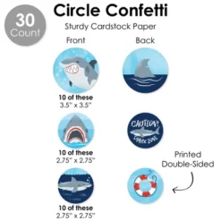 Big Dot Of Happiness Shark Zone - Jawsome Shark Party Or Birthday Party Supplies Decoration Kit - Decor Galore Party Pack - 51 Pieces -Anagram Shop GUEST 48d94f08 4b48 4d89 9896 bc2cfa8c523d