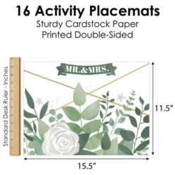 Big Dot Of Happiness Boho Botanical Bride - Paper Greenery Bridal Shower And Wedding Party Coloring Sheets - Activity Placemats - Set Of 16 7 Big Dot Of Happiness Boho Botanical Bride - Paper Greenery Bridal Shower And Wedding Party Coloring Sheets - Activity Placemats - Set Of 16 -Anagram Shop GUEST 498312f7 5edc 4c21 9197 47f78ac23a13