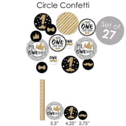 Big Dot Of Happiness 1st Birthday Little Mr. Onederful - Boy First Birthday Party Supplies - Banner Decoration Kit - Fundle Bundle -Anagram Shop GUEST 49aaeca0 9d88 48b7 89df 9b7b96877b8f