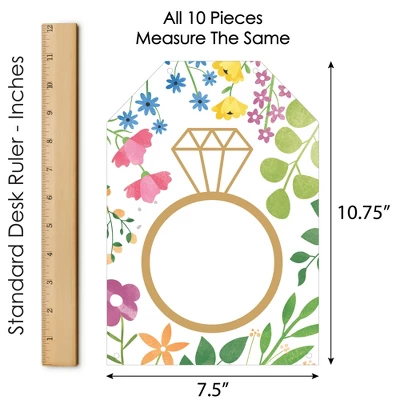 Big Dot Of Happiness Wildflowers Bride - Hanging Vertical Paper Boho Floral Bridal Shower And Wedding Party Wall Decoration Kit - Indoor Door Décor 5 Big Dot Of Happiness Wildflowers Bride - Hanging Vertical Paper Boho Floral Bridal Shower And Wedding Party Wall Decoration Kit - Indoor Door Décor - Image 5
