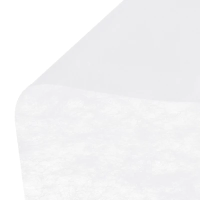 Unique Bargains Flower Wrapping Paper 30ft Floral Bouquet Waterproof Packaging Cotton For Wedding Party Clear White 3 Unique Bargains Flower Wrapping Paper 30ft Floral Bouquet Waterproof Packaging Cotton For Wedding Party Clear White - Image 3