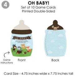 Big Dot Of Happiness Woodland Creatures - 4 Baby Shower Games - 10 Cards Each - Gamerific Bundle -Anagram Shop GUEST 4d963dfc 9645 448e 82fb ea03f17074aa