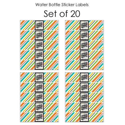 Big Dot Of Happiness Still Got Class - High School Reunion Party Water Bottle Sticker Labels - Set Of 20 2 Big Dot Of Happiness Still Got Class - High School Reunion Party Water Bottle Sticker Labels - Set Of 20 - Image 2